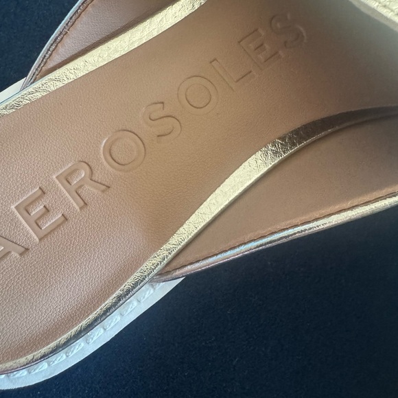 Womens Gold Loafer/boat shoe slides! GET IN ON THE TREND🔥 cute comfy 😎 so cool! - Picture 9 of 9